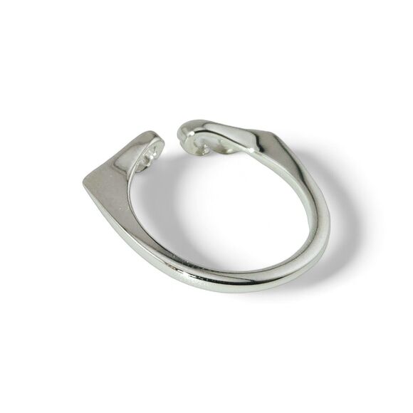 Sterling Silver 925 Angel Wings Ring - Picture 3 of 5